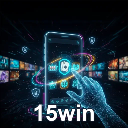Imagem do aplicativo 15win mostrando funcionalidades, representando a plataforma de apostas do site 15win.